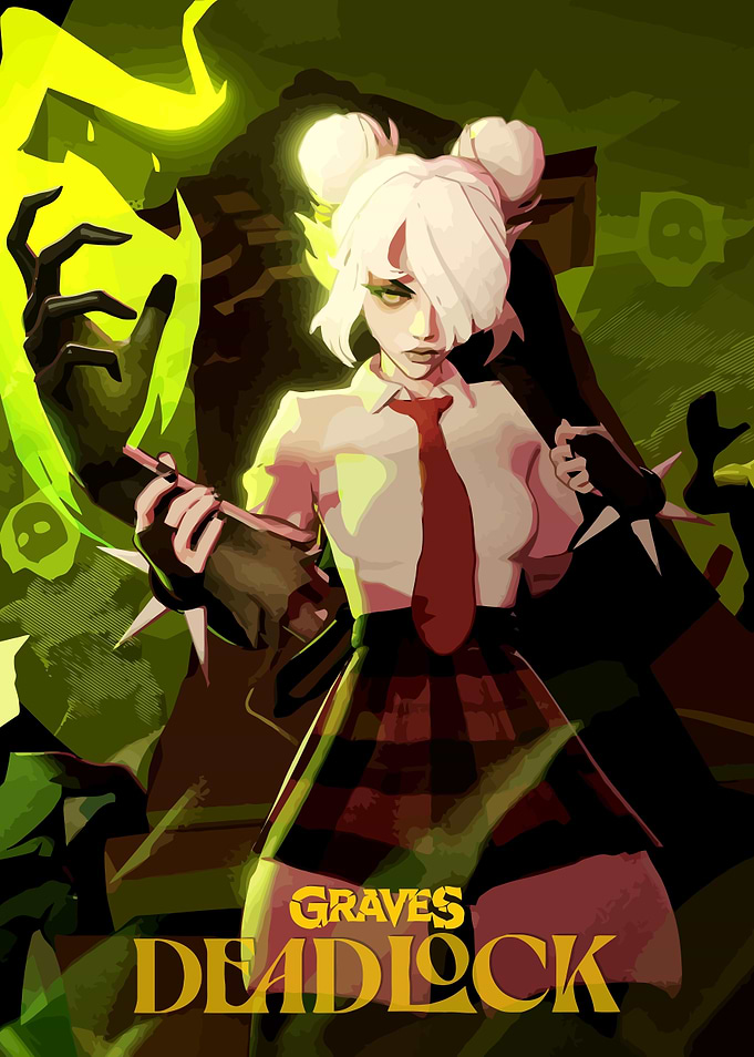 Graves Deadlock Anime Poster