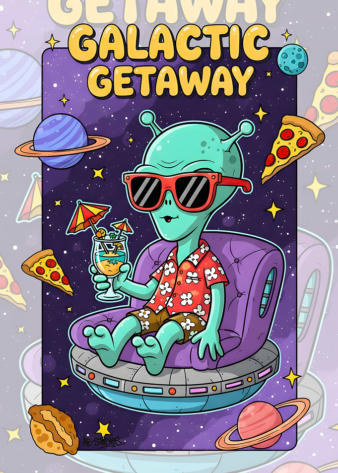 Galactic Getaway Alien Vacation