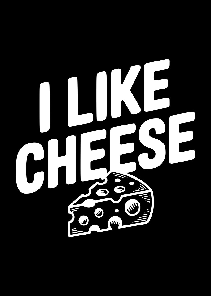 I Like Cheese Text Art