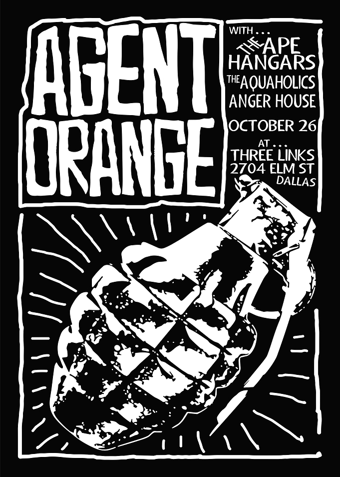 Agent Orange Concert Poster