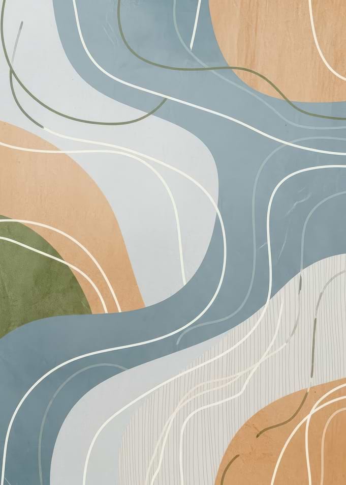 Abstract Wavy Lines and Shapes