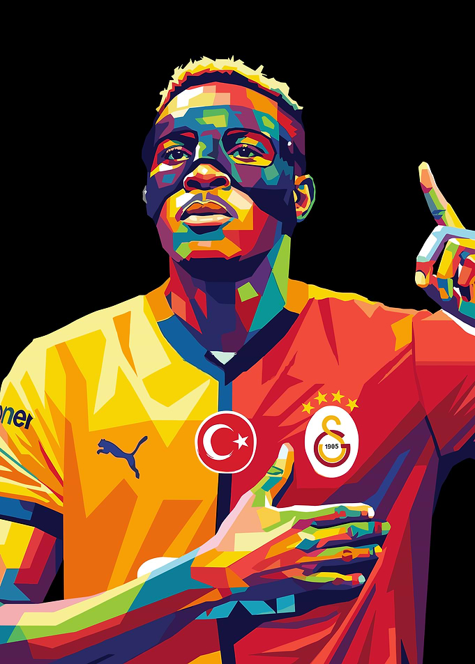 Osimhen Pop Art
