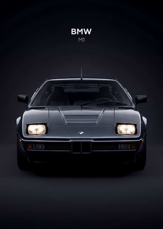Classic Car BMW M1 Minimalist