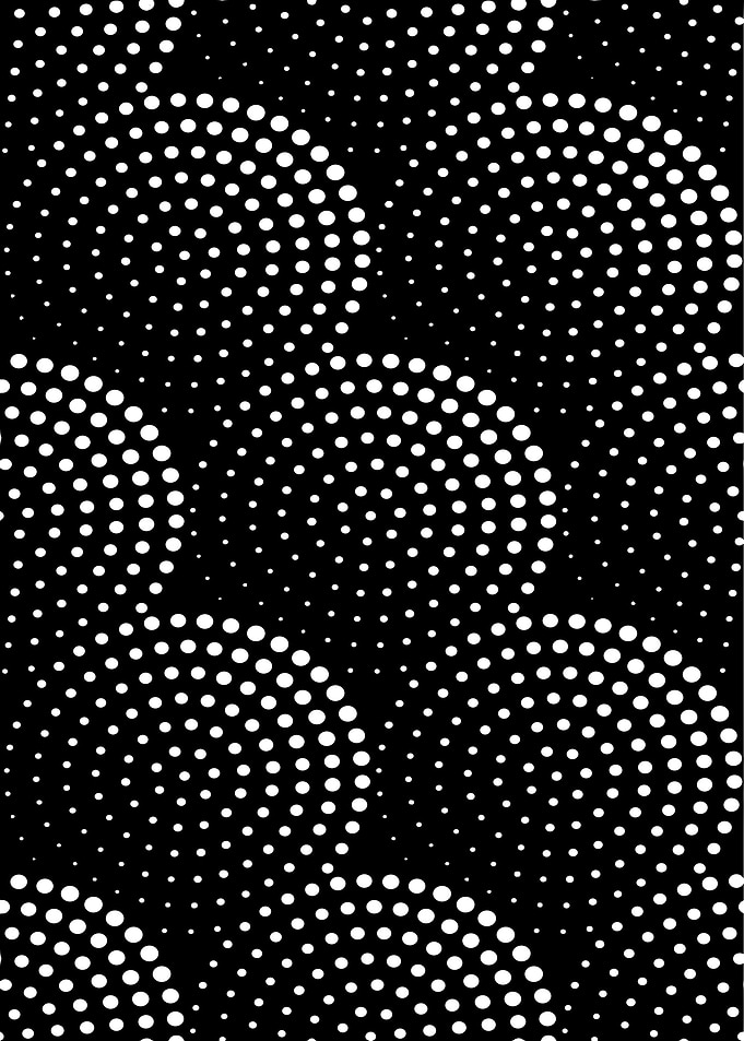 Abstract Halftone Dot Pattern