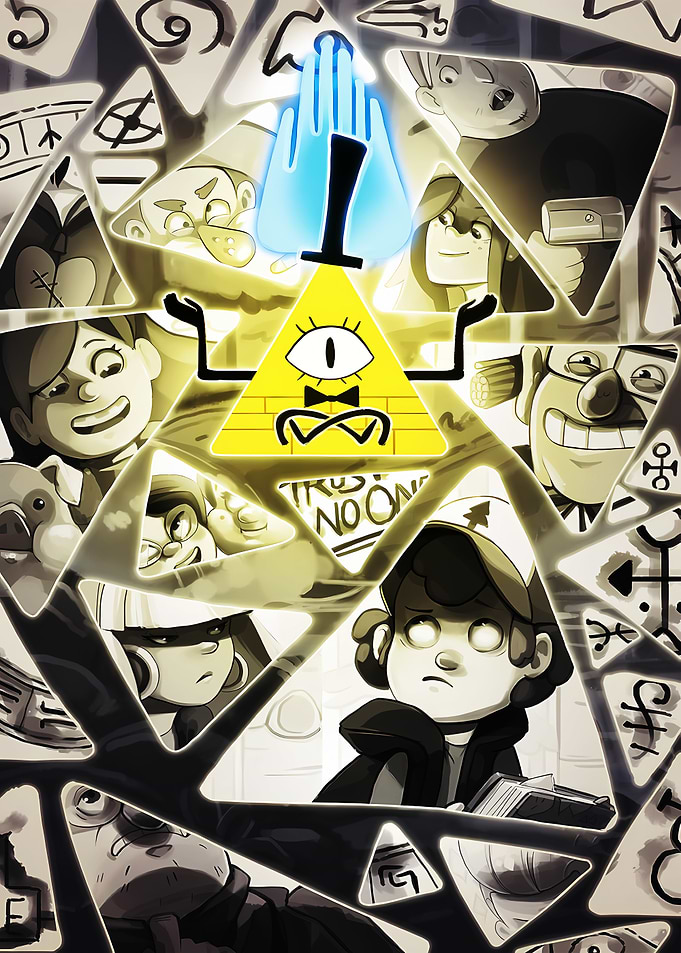 Bill Cipher and Gravity Falls Characters