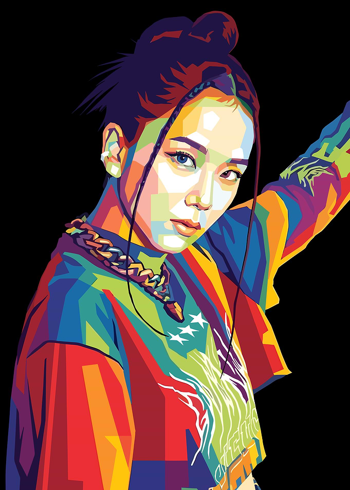 Jisoo Wpap pop art