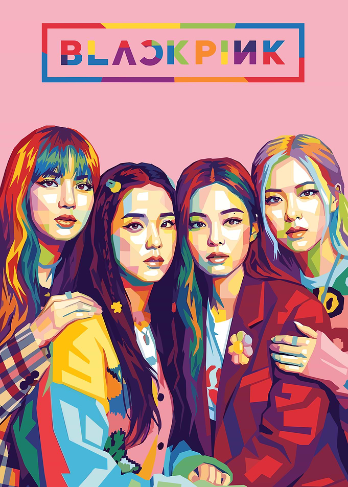 Blackpink Pop Art Portrait