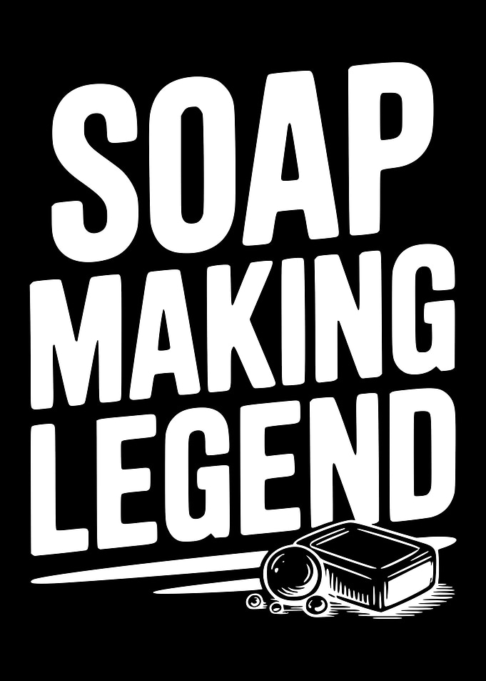 Soap Making Legend Text Art