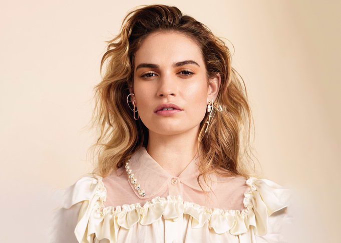 Lily James Fashion Portrait