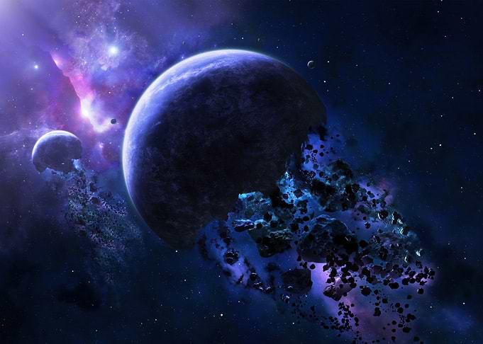 Cosmic Collision of Planets and Asteroids