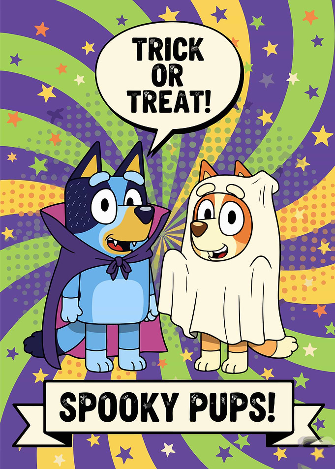Bluey and Bingo Halloween