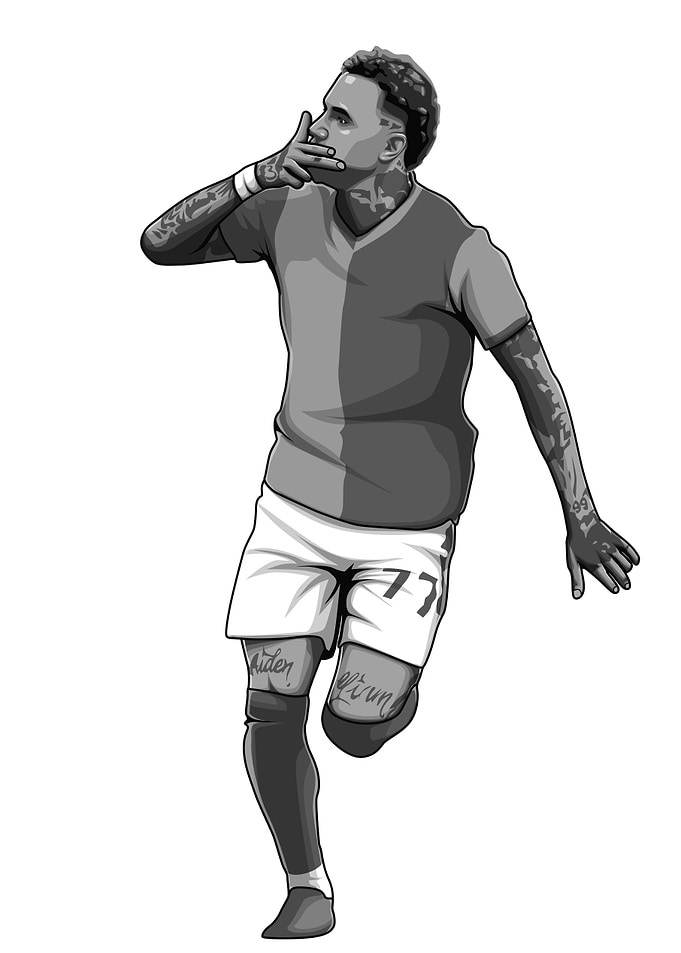 Noa Lang Black and White Version