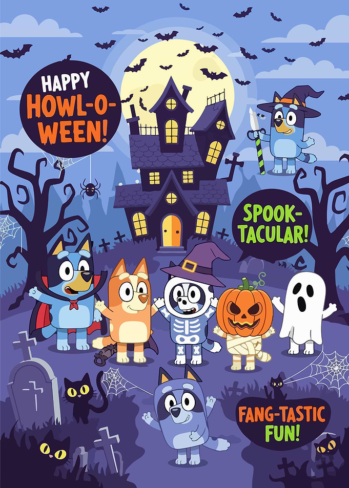 Bluey Halloween Haunted House