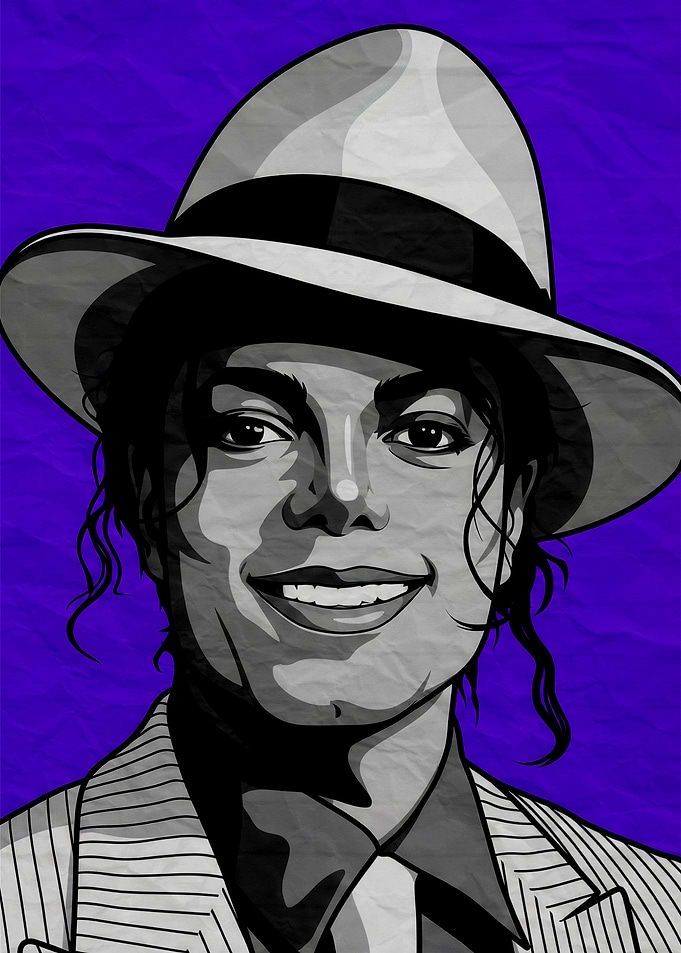Michael Jackson Pop Art Portrait