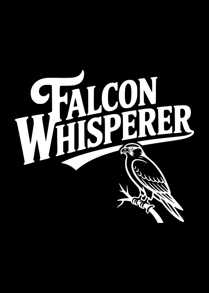 Falcon Whisperer Text and Bird