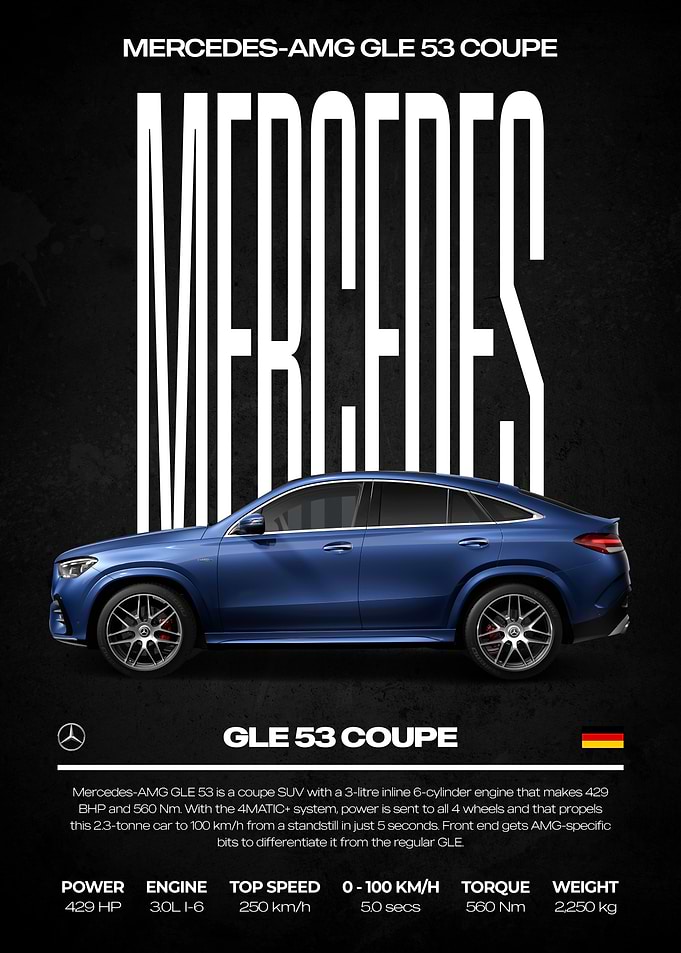 Mercedes-AMG GLE 53 Coupe Poster