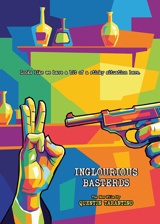 Inglourious Basterds Pop Art Poster