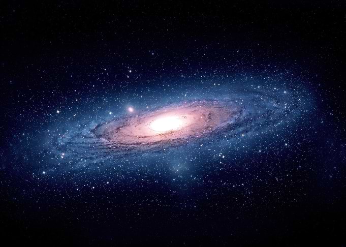 Spiral Galaxy in Deep Space