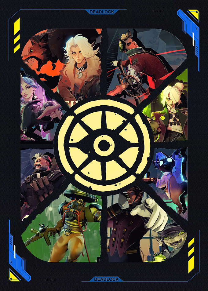 Deadlock Game Characters Collage