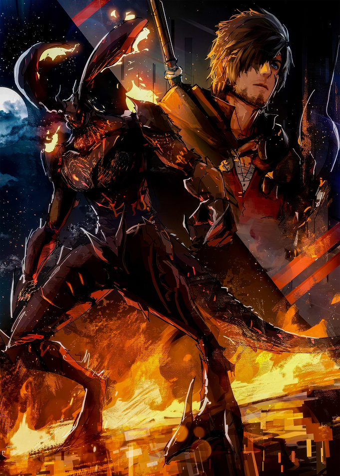 Fiery Demon and Warrior