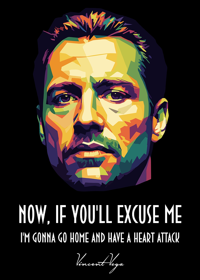 Vincent Vega Pop Art