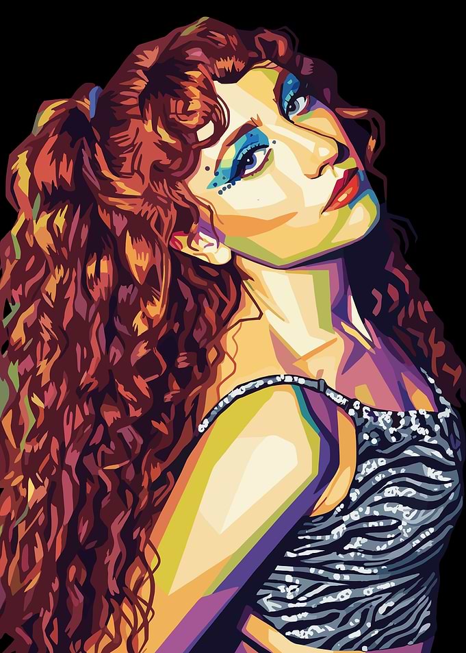 Pop Art Portrait of a Chappell Roan