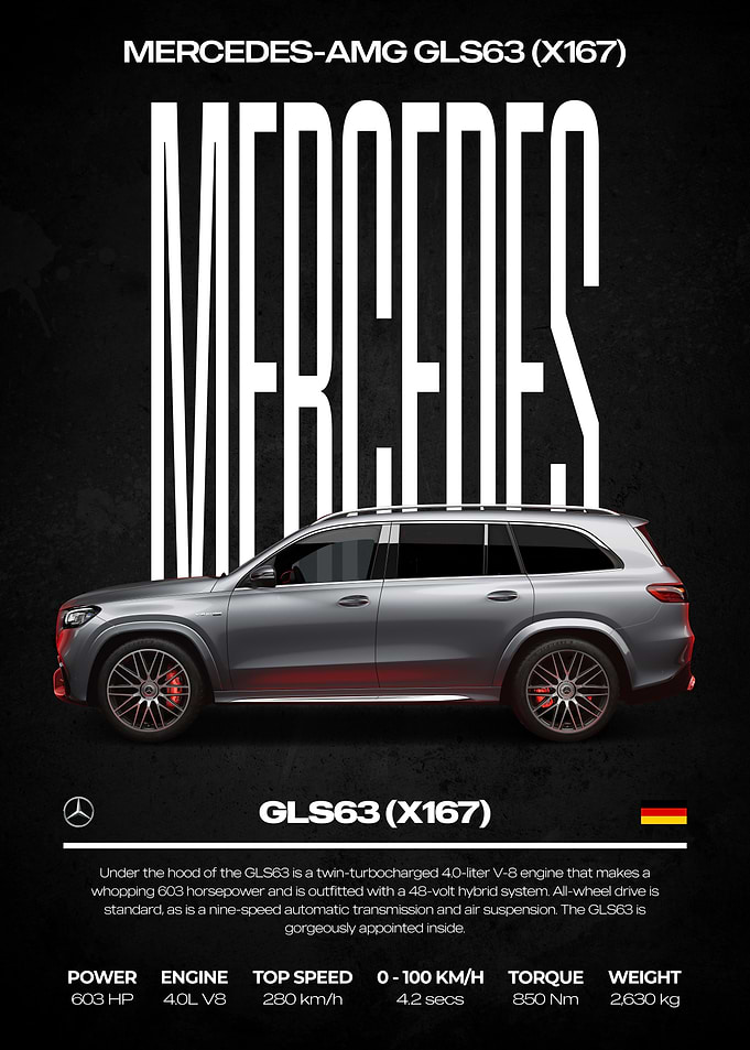 Mercedes-AMG GLS63 (X167) Poster