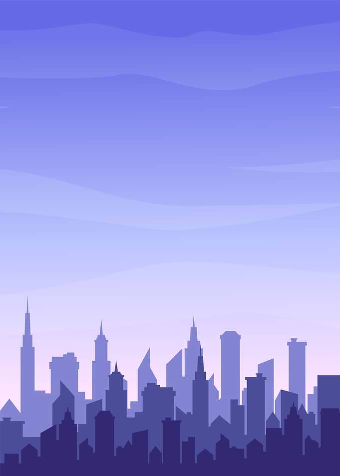 City Skyline at Dusk