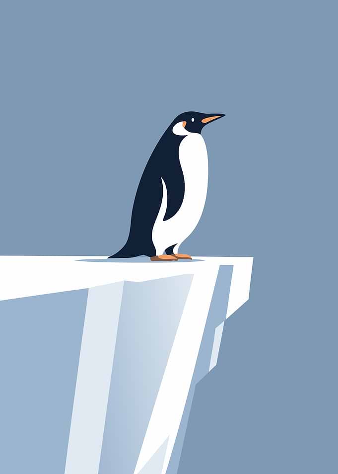 Penguin on an Iceberg
