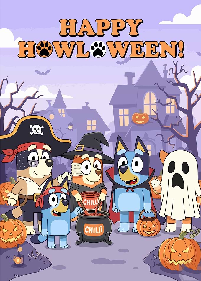 Bluey Halloween Characters