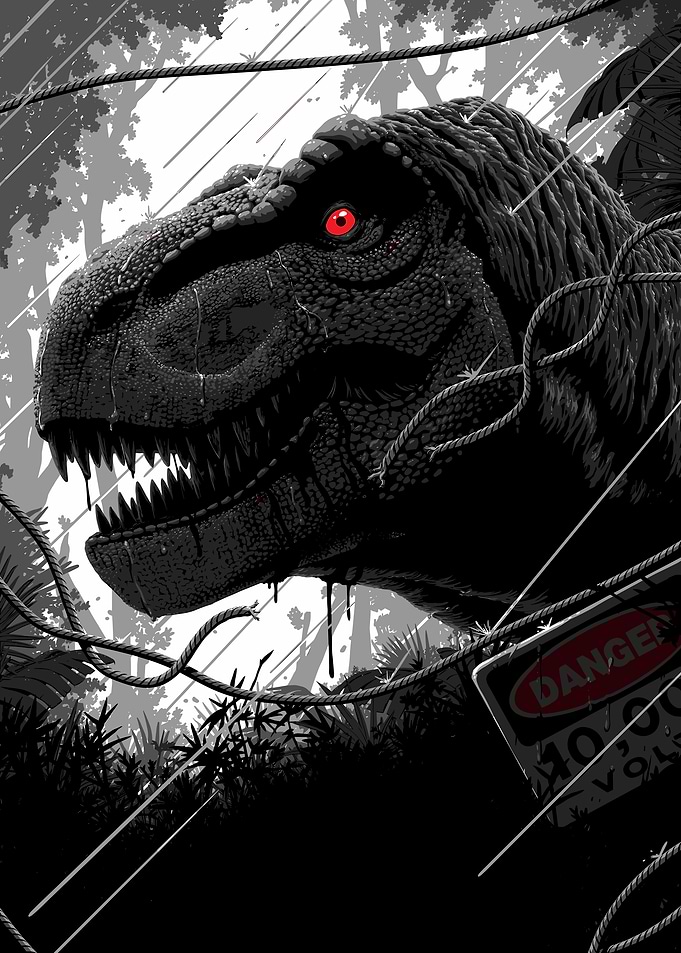 Tyrannosaurus Rex in the Jungle