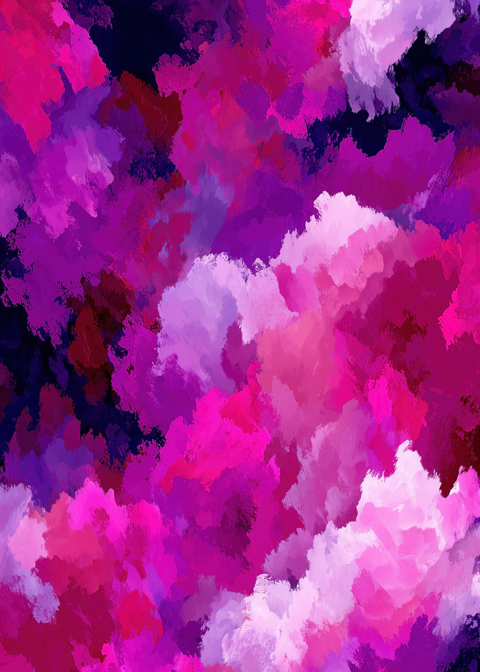 Vibrant Abstract Pink and Purple Swirls