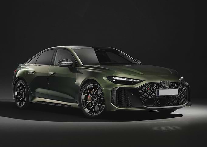 Green Audi RS5 Sportback