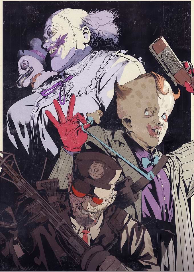 Creepy Clown Characters