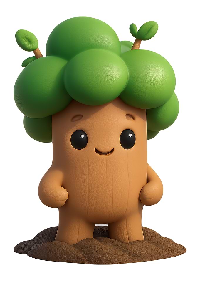 Cute Kawaii Tree