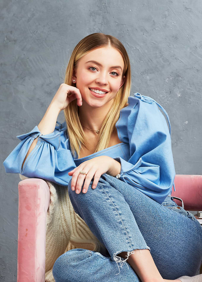 Sydney Sweeney Poses in Denim