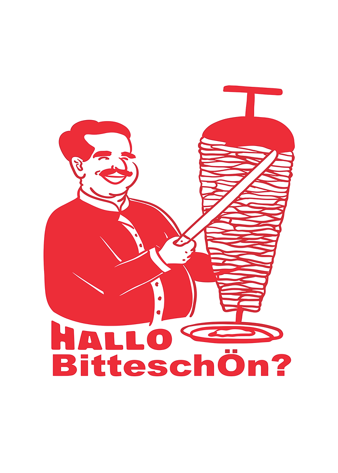 Man with Doner Kebab
