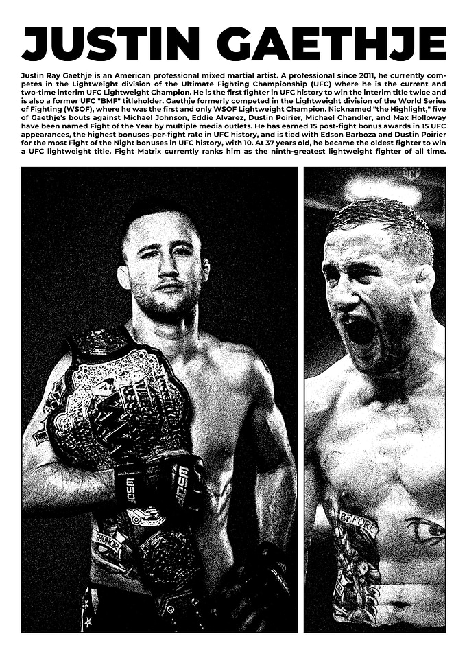 Justin Gaethje UFC Champion