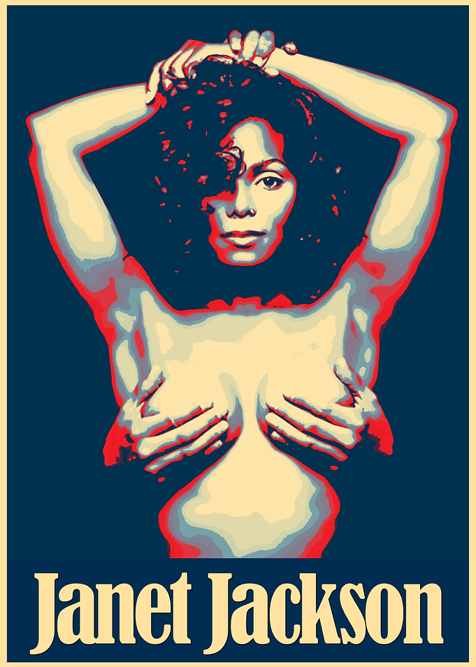 Janet Jackson Pop Art Poster