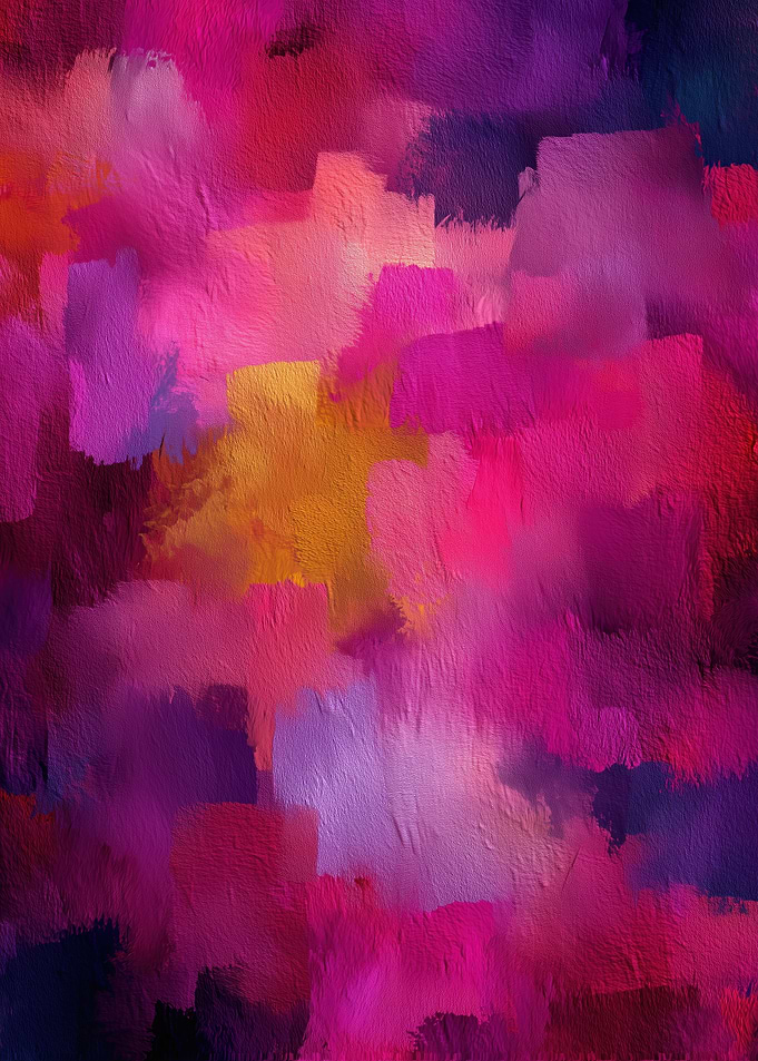 Abstract Brushstroke Painting
