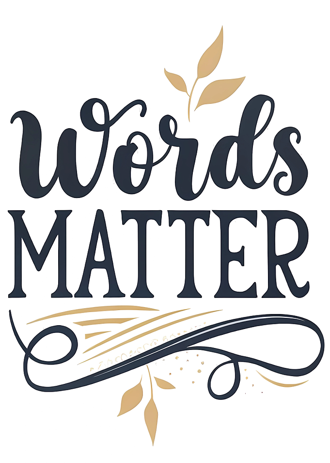 Words Matter Text Art