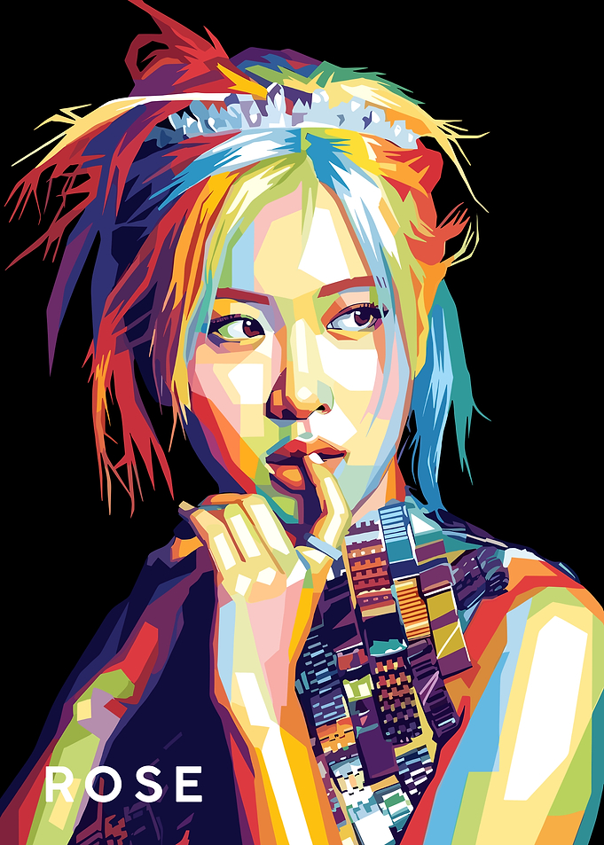 Rose WPAP Portrait