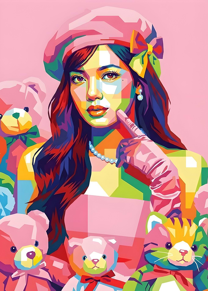 Lisa Blackpink wpap art