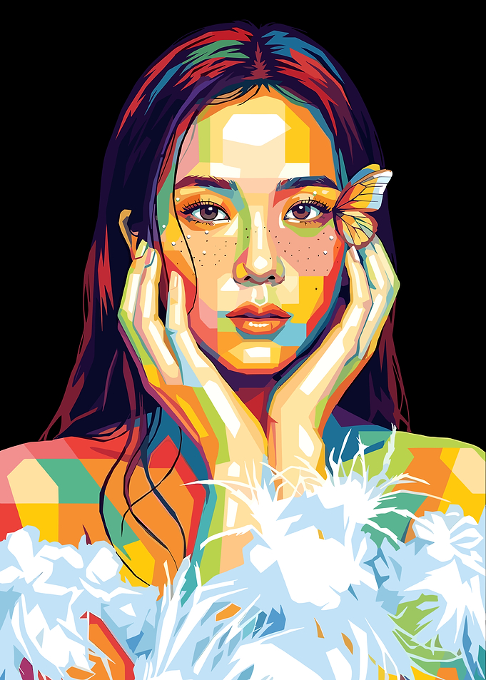 jisoo wpap style pop art