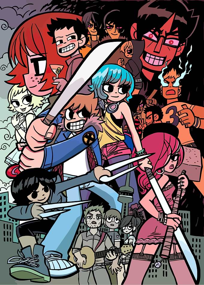 Scott Pilgrim vs. The World Comic Art