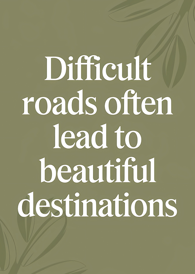 Inspirational Quote on Textured Background