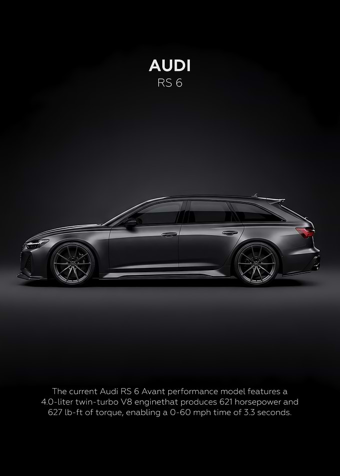 Car RS 6 Dark