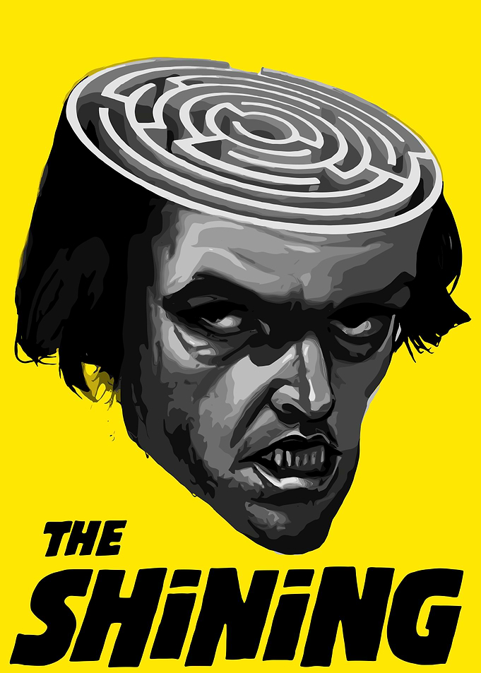 The Shining Maze Head Poster
