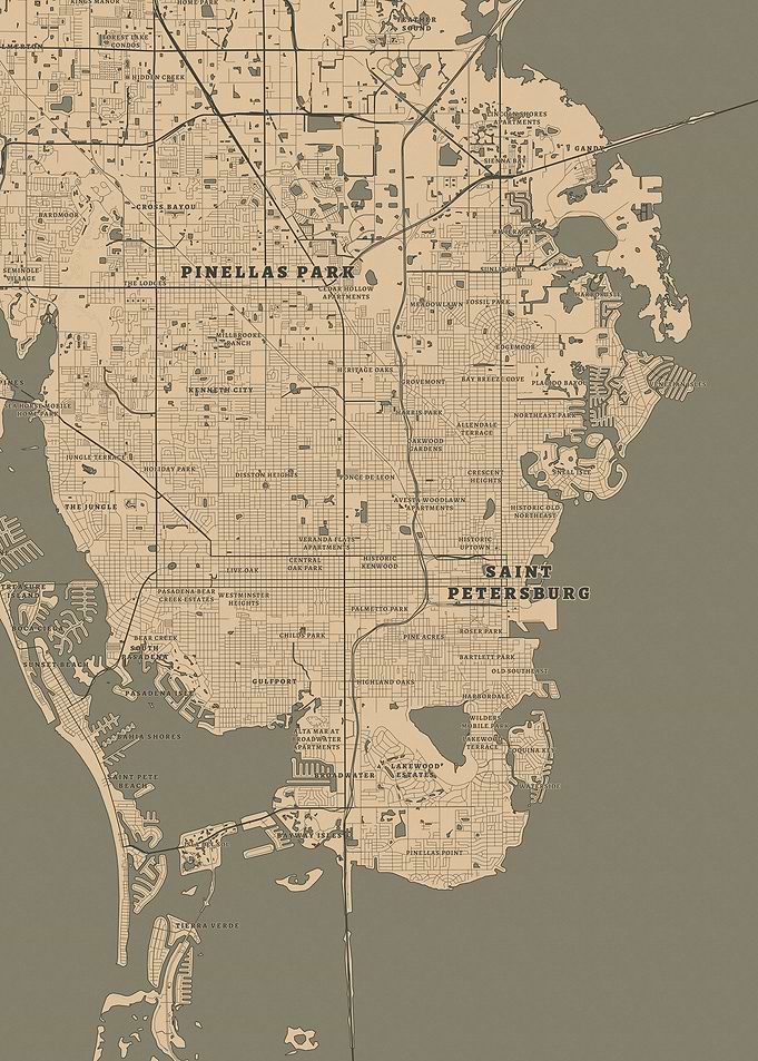 Saint Petersburg and Pinellas Park, Florida