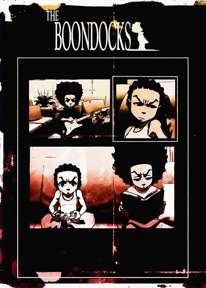 The Boondocks Characters Collage